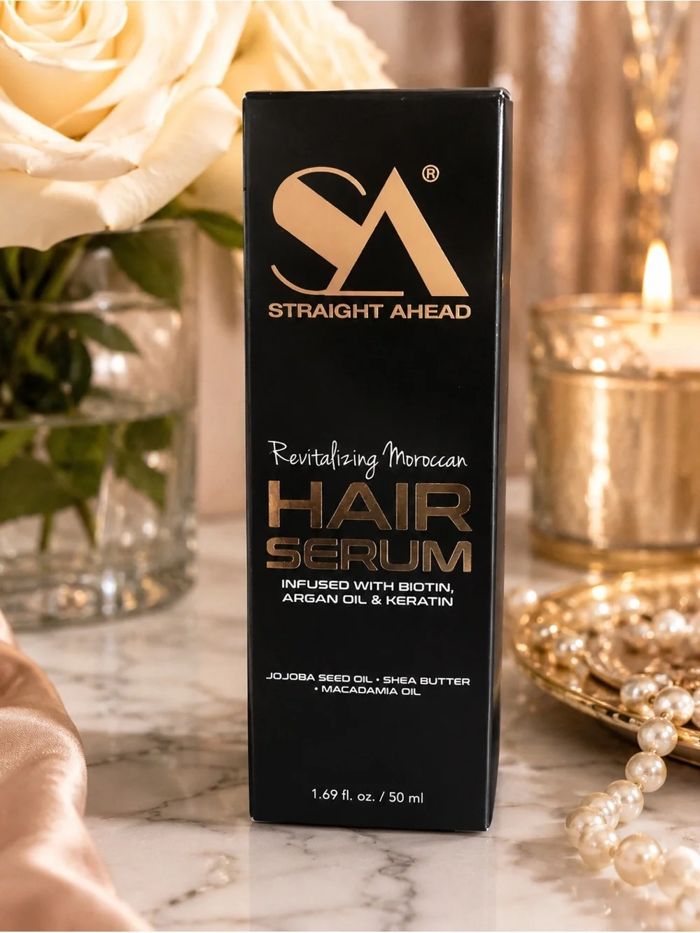 Straight Ahead Revitalizing Moroccan Hair Serum